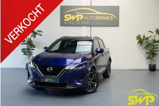 Nissan Qashqai 1.3 MHEV Xtronic Tekna Plus | Luxe lederen bekleding | Pano | 360 cam | ACC | 19 inch wielen | Dodehoek en meer