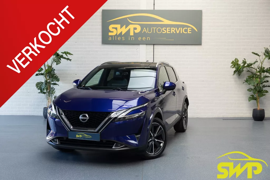Nissan Qashqai 1.3 MHEV Xtronic Tekna Plus | Luxe lederen bekleding | Pano | 360 cam | ACC | 19 inch wielen | Dodehoek en meer