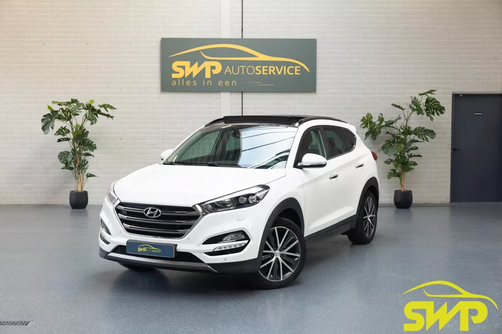 Hyundai Tucson 1.6 T-GDi Premium | 1900kg trekgewicht | Pano | Elektr verstelbare stoelen | Trekhaak | Navi | Camera | Keyless | Krell