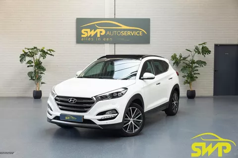 Hyundai Tucson 1.6 T-GDi Premium | 1900kg trekgewicht | Pano | Elektr verstelbare stoelen | Trekhaak | Navi | Camera | Keyless | Krell