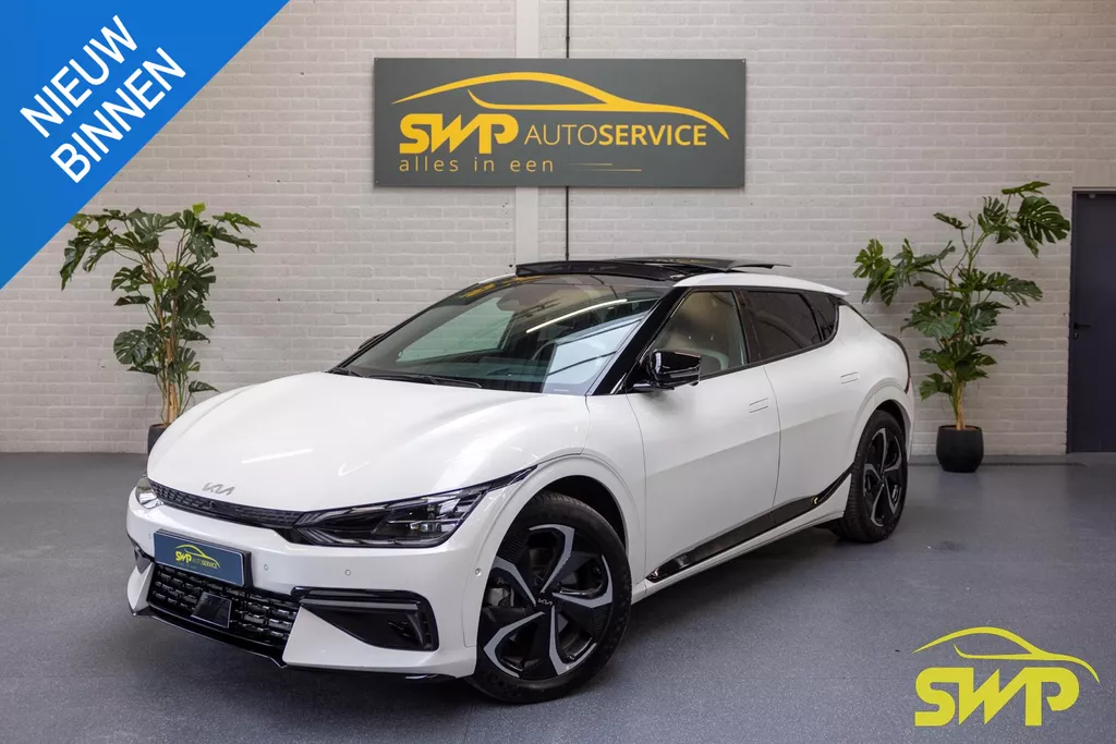 Kia EV6 GT-Line 77.4 kWh | 20 inch | HUD | 360 | Pano | Sfeerverlichting | Stoelventilatie | Navi | Cam | Elektr stoelen