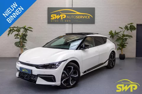Kia EV6 GT-Line 77.4 kWh | 20 inch | HUD | 360 | Pano | Sfeerverlichting | Stoelventilatie | Navi | Cam | Elektr stoelen