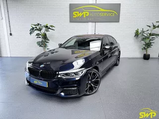 BMW 5-serie 530e | M-sport | Carbonzwart | HUD | Hifi | Memory | 360 | Keyless | 360
